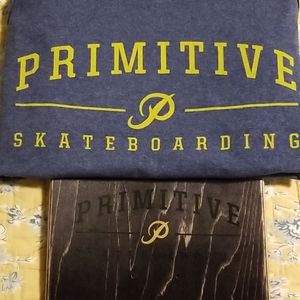 Primitive Washed Blue Sz Small Muscle /Tank Shirt